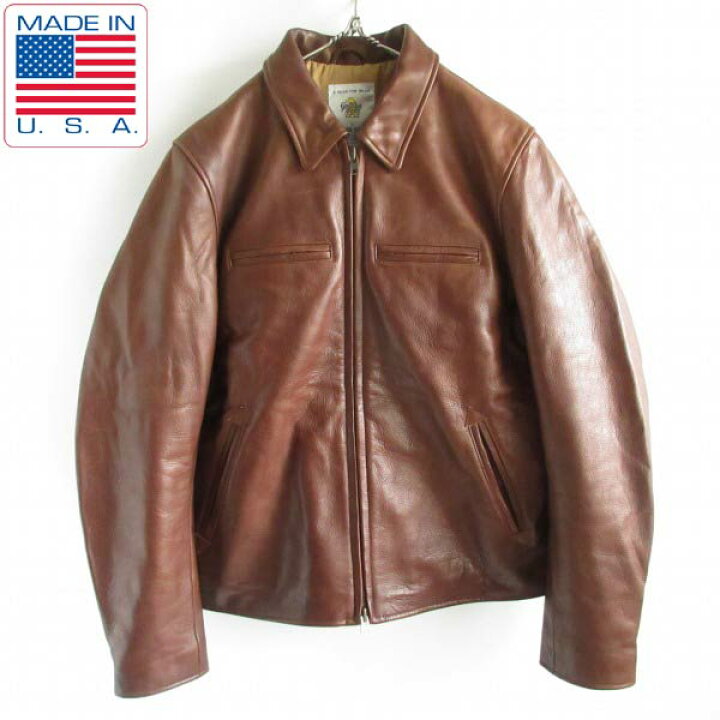 楽天市場】美品 USA製 Golden Bear×テイラースティッチ XL MOTO レザー 