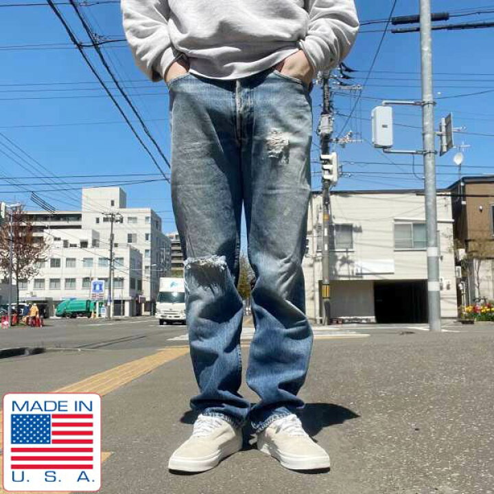 楽天市場】80s USA製 リーバイス501 美アタリ ハチマル ダメージ 