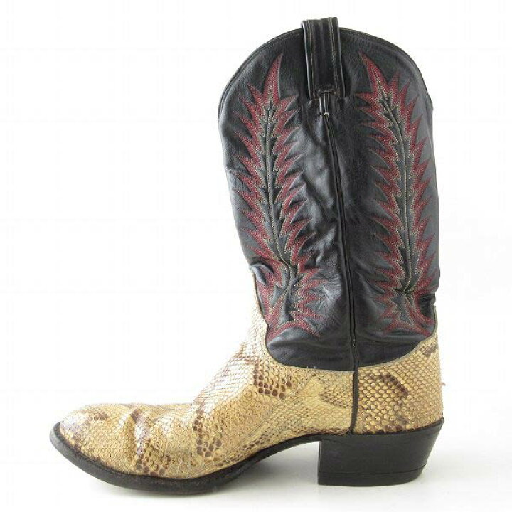 楽天市場】黒タグ USA製 Tony Lama トニーラマ ヘビ革 パイソン  