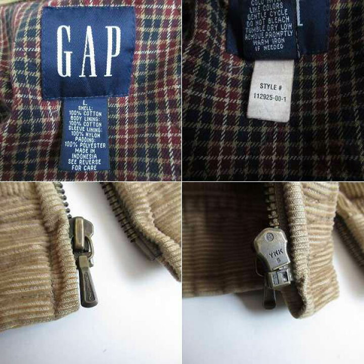 楽天市場】90s GAP オールド ギャップ 短丈 コーデュロイ  