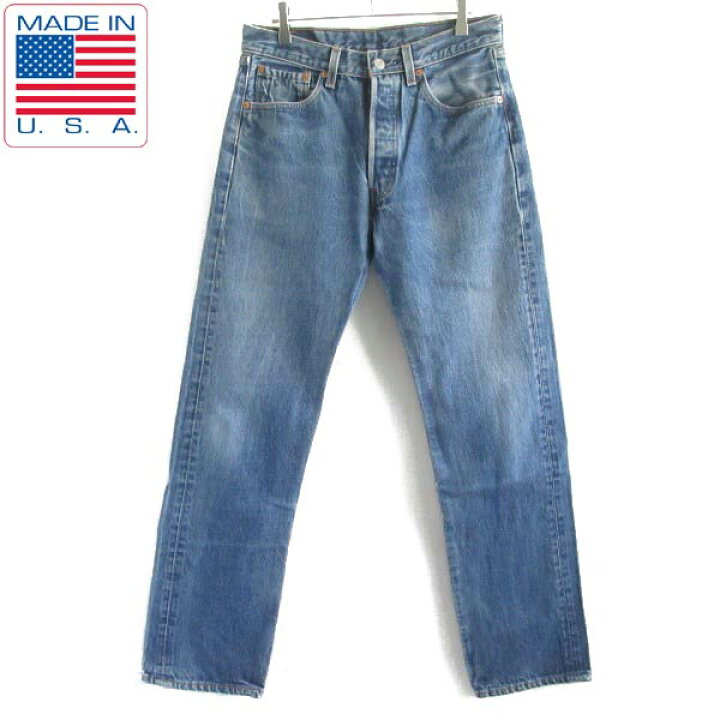 楽天市場】1996年製 USA製 リーバイス 501 美色 ジーンズ 実寸W31 美  