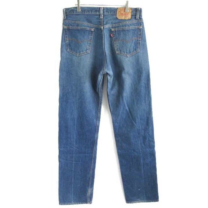 楽天市場】90s USA製 リーバイス501 ヒゲ ジーンズ 濃いめ 実寸W34 L32  