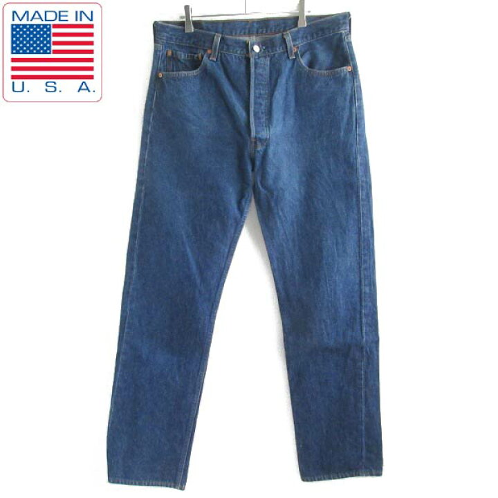 楽天市場】美品 1996年製 USA製 リーバイス501 濃いめ ジーンズ 実寸 