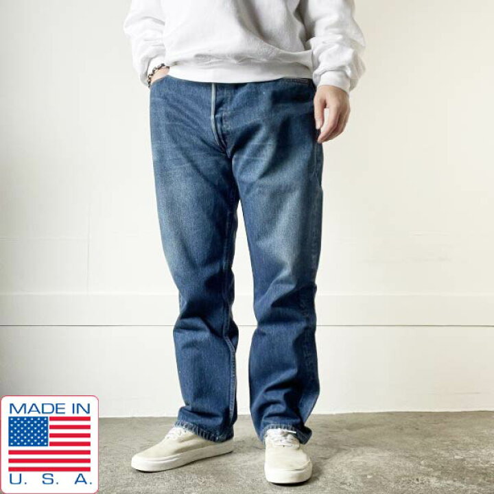 楽天市場】2000年製 USA製 リーバイス501 ヒゲ落ち ジーンズ 実寸W36 