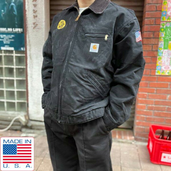 楽天市場】洗いデッドストック 00s USA製 carhartt J01 デトロイト 
