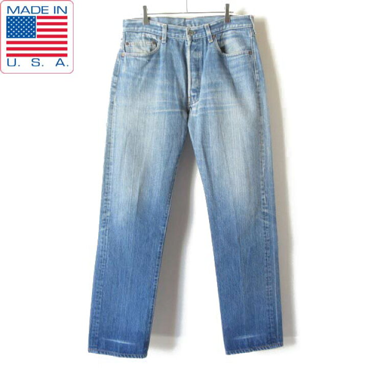 楽天市場】極上色落ち 80s USA製 リーバイス501 ハチマル 縦落ち ヒゲ  