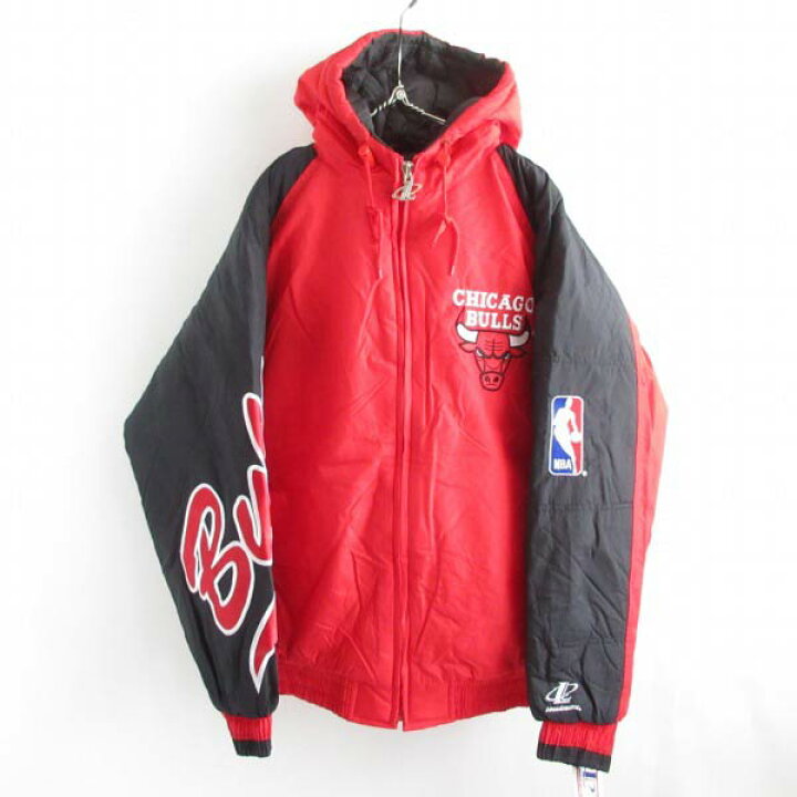 楽天市場】新品 90s NBA シカゴ ブルズ 中綿 ナイロンジャケット XL  