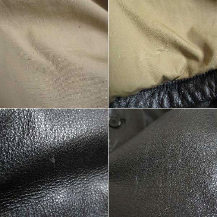 楽天市場】DOCKERS ドッカーズ レザー カーコート 黒 L Tバック レザー 