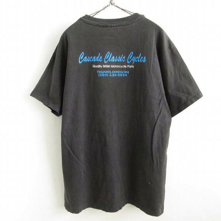 楽天市場】90s USA製 BSA モーターサイクル 半袖 Tシャツ 抜け黒系 L 
