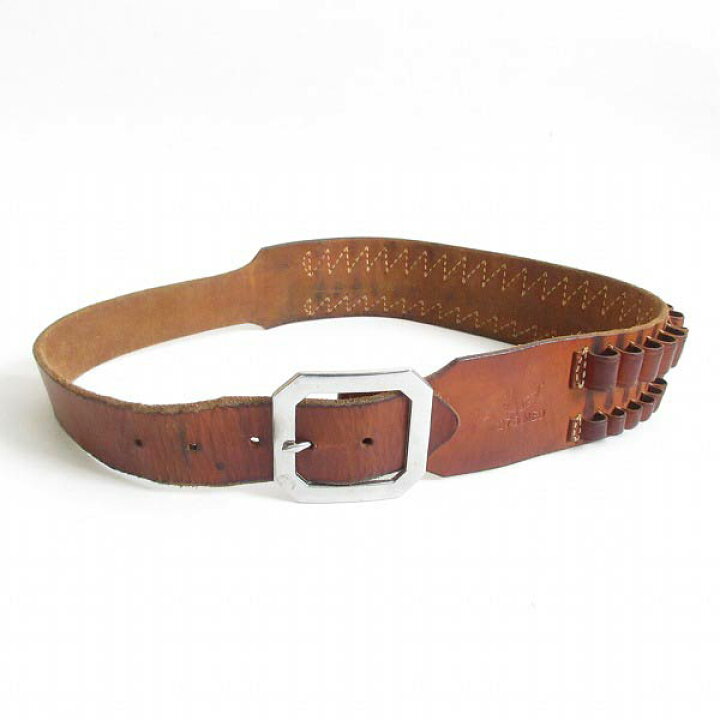 楽天市場】ビンテージ HUNTER 275 MED レザー ガンベルト 帯弾ベルト 