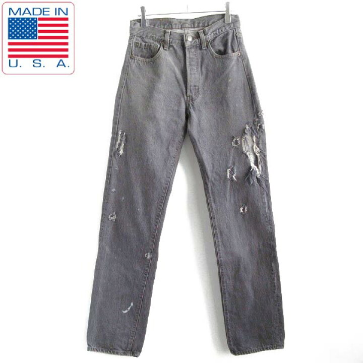 楽天市場】希少 最初期 1986年製 先染めブラック USA製 リーバイス501  