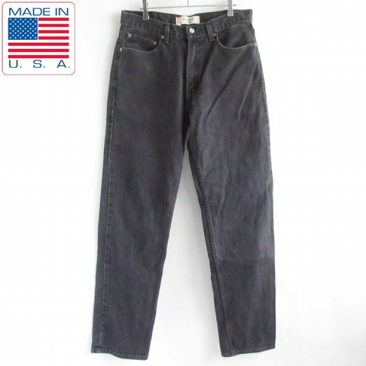 楽天市場】美品 2003年製 USA製 リーバイス550 後染めブラック 