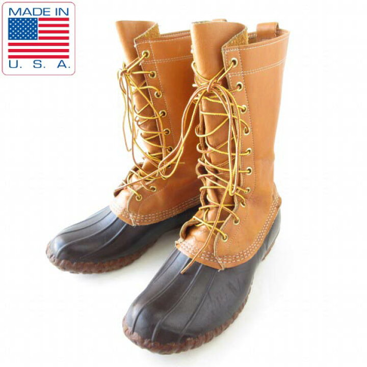 楽天市場】80s USA製 L.L.Bean 10ホール ビーンブーツ 茶系 27.5cm LL 