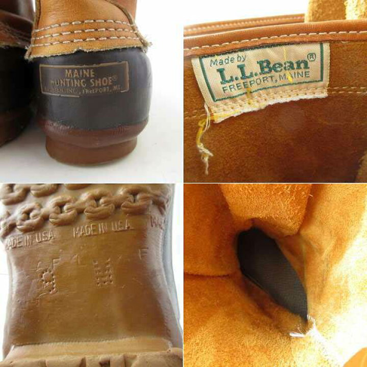 楽天市場】80s USA製 L.L.Bean 10ホール ビーンブーツ 茶系 27.5cm LL 