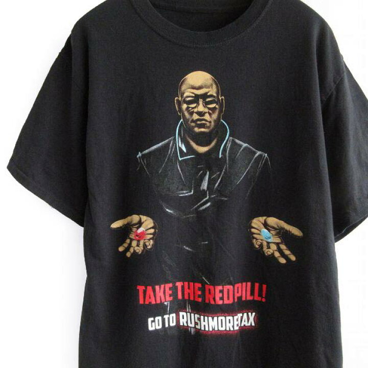 楽天市場】美品 マトリックス モーフィアス 半袖Tシャツ 黒 L程度 