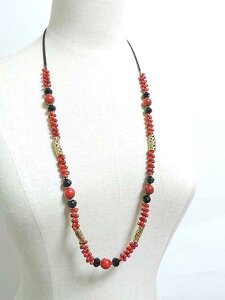 LOTUS FASHION�����O�l�b�N���X���X�� �s�[�i�b�c 01-224