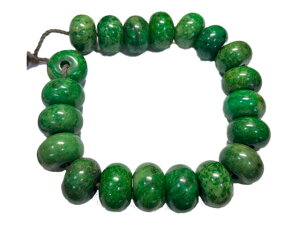 翡翠 ドーナツ型 大穴ビーズ 高品質 グリーン 天然石