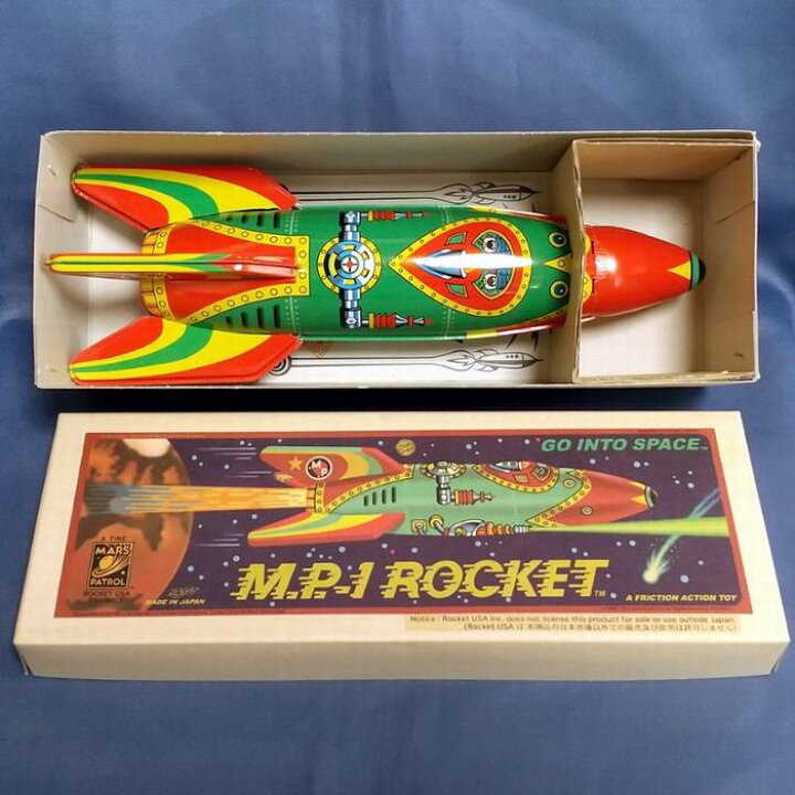 楽天市場】ブリキ製 MP-1 ROCKET フリクションアクション 日本製 