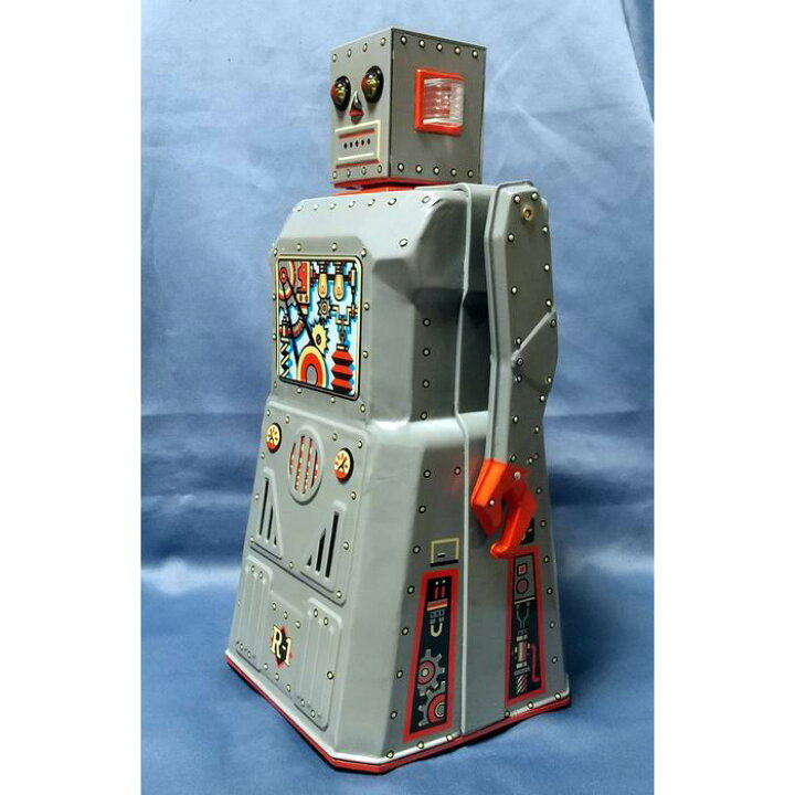 楽天市場】ブリキ製 R-1 ロボットワン グレー 488-1307 全高約32cm 
