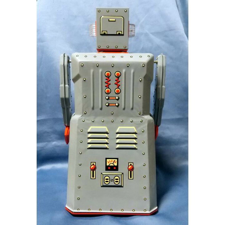 楽天市場】ブリキ製 R-1 ロボットワン グレー 488-1307 全高約32cm 