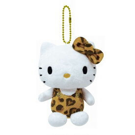 ハローキティ (ヒョウ柄シリーズ) ボールチェーンマスコット ブラウン KTH-BM-BR ぬいぐるみ キーホルダー 雑貨 / サンリオ [ 新品 ]