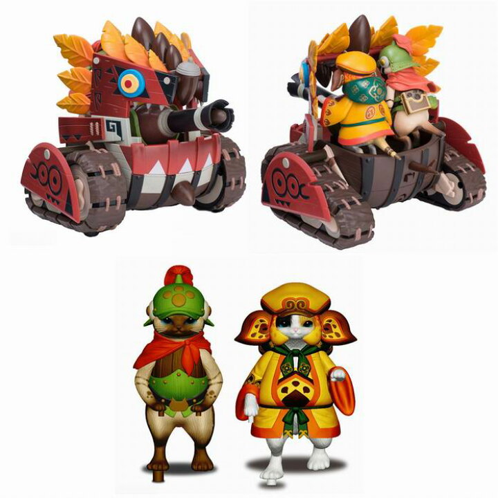 楽天市場】モンスターハンター RCアクションフィギュア RCネコ式火竜車 