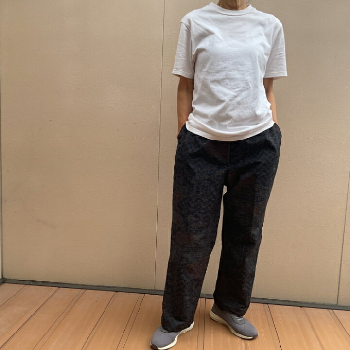 楽天市場】着物リメイクレディースパンツ !!股上深め和柄パンツ/在庫1 
