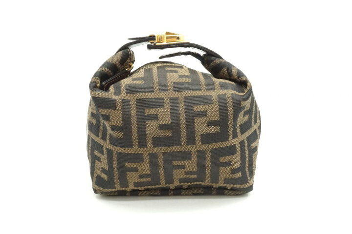 FENDI フェンディ ズッカ総柄 バニティポーチ ミニハンドバッグ FENDI 