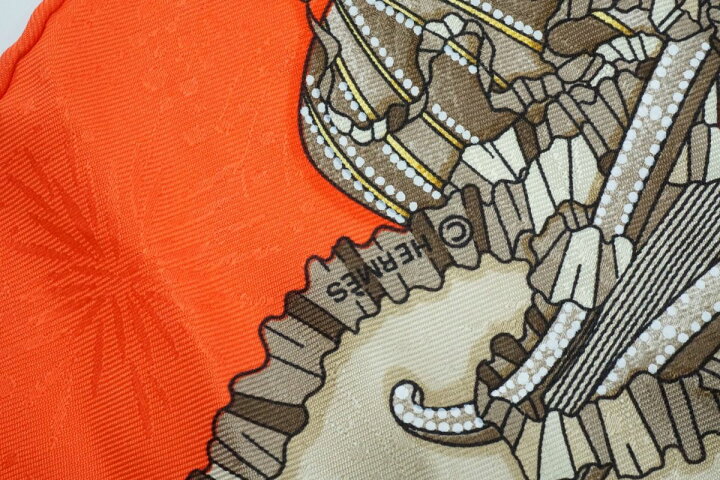 楽天市場】エルメス カレ90 大判 スカーフ シルク100% LES FETES DU  