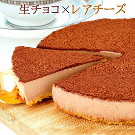 チョコレートケーキ 生チョコレアチーズケーキ チョコ ケーキ チーズケーキ お取り寄せ スイーツ お中元 ギフト あす楽 Chocolate cake