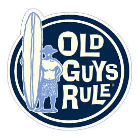 ステッカー ■OLD GUYS RULE■ オールドガイズ ルール SURFER GUY II ステッカー 100×95