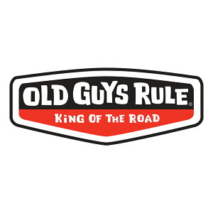 �X�e�b�J�[ ��OLD GUYS RULE�� �I�[���h�K�C�Y ���[�� KING OF THE ROAD �X�e�b�J�[ (RED) 102×45
