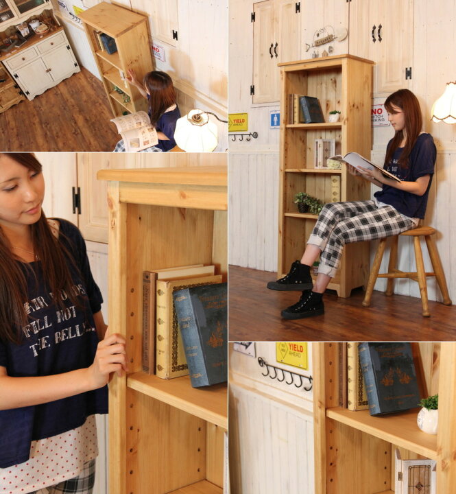 サイズ変更可能 A1木製3段書類棚 オーダー可能 カントリー ナチュラル 収納 無垢材 21年レディースファッション福袋 無垢材