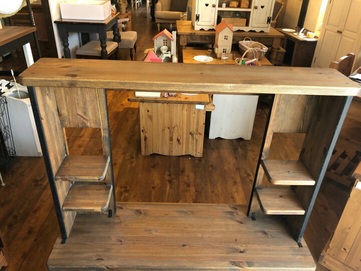 楽天市場 アウトレット 展示品 おままごと 屋台 キッチン 安心 日本製 手作り 木 おもちゃ 女の子 誕生日 カウンター クリスマス プレゼント お祝い 知育玩具 カントリー キャンドールインテリア