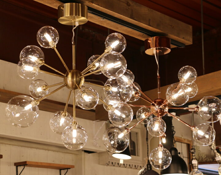 楽天市場】【 LED 付き 】13灯 バブルシャンデリア - Bulle ブル  