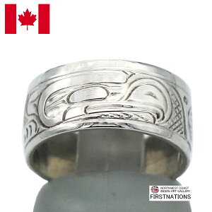 �J�i�_ �C���f�B�A�� �W���G���[ �����O �w�� ��Z�� �l�C�e�B�u �V���o�[925 Kwakwaka'wakw ���� Victoria Harper �C�[�O�� Eagle �C�[�O�� �h 18.5��