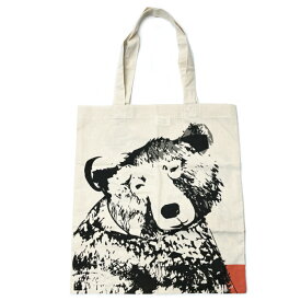 エコバッグ コットン100％ トートバッグ 袋 カナダ 先住民 ネイティブ インディアン Grizzly Bear Cotton Shopping Bag 熊 ベアー