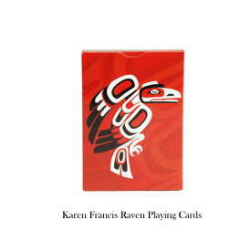 トランプ カード 玩具 カナダ 先住民 ネイティブ インディアン BOMA製 PLAYING CARD / Karen Francis Raven レイブン