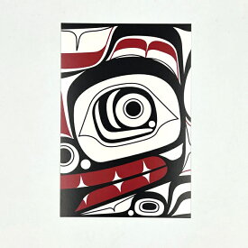 ポストカード ネイティブアート イラスト デザイン カナダ 先住民 インディアン 雑貨 Matriarch BEAR ベアー 熊