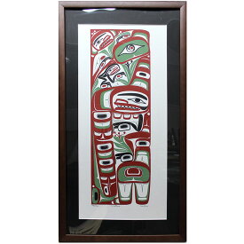 アート シルクスクリーン 絵 画 カナダ 先住民 ネイティブ インディアン 限定エディション 138/200 SANDPAPER
