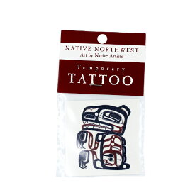TATTOO 刺青 タトゥ シール カナダ 先住民 ネイティブ インディアン柄 BEAR ベアー 熊 David R. Boxley