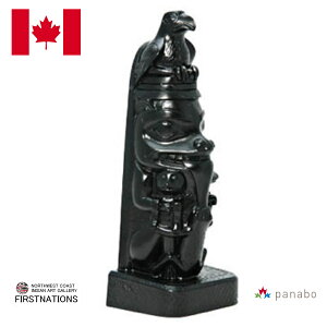 �g�[�e���|�[�� TOTEM POLE ���v���J �� �J�i�_ ��Z�� �l�C�e�B�u �C���f�B�A�� BOMA�� Eagle BEAR �C�[�O�� �h �x�A�[ �F 17cm