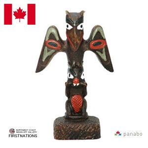 g[e|[ TOTEM POLE vJ Ji_ Z lCeBu CfBA BOMA RAVEN ^KX 7cm