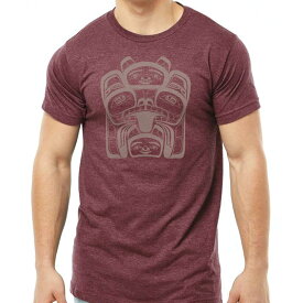 インディアンアート Tシャツ メンズ MENS カナダ 先住民 ネイティブ デザイン Bear Mother ベア 熊 S-XL ティーシャツ