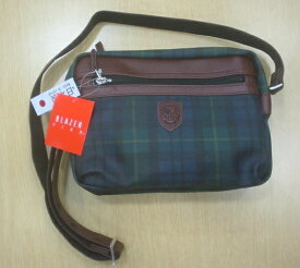 BLAZERCLUB 16404 ブレザークラブメンズ 日本製 ショルダー バッググリーンチェック