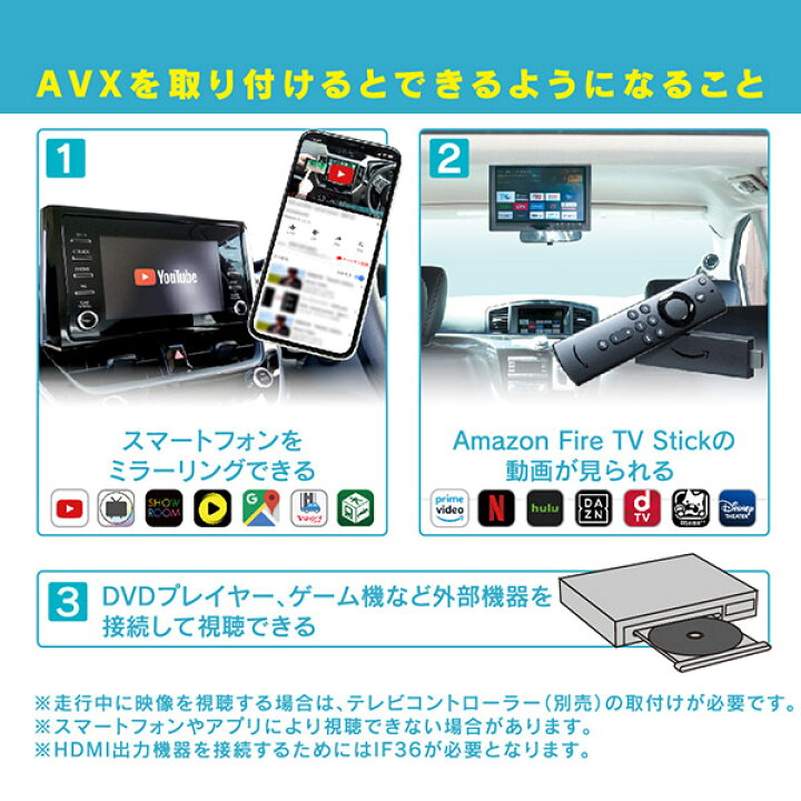 楽天市場】【取寄商品】ビートソニックAVX05+IF36トヨタ純正 