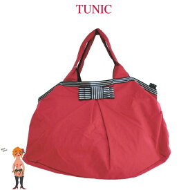 TUNIC チュニック バッグ かばん バック 18659 ベージュ ピンク ブルー カーラのリボンbag