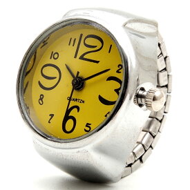 時計 指輪 型 リング ウォッチ フリーサイズ メンズ レディース 男性 女性 兼用 おしゃれ ユニーク 面白い