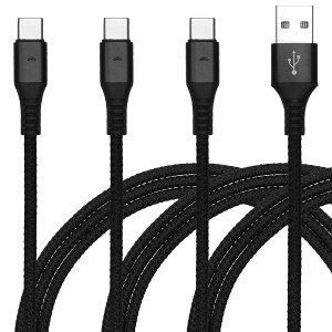 【3本セット】 USB Type-C ケーブル コード Type-A 急速 充電 タイプA タイプC AtoC 1.2m/1.8m 全2色 GD-TYPC-3SET