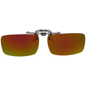 サングラス メガネの上からかける 偏光 クリップオン 着脱式 ウェリントン UVカット メンズ レディース 全8色 GD-CL-GLASS